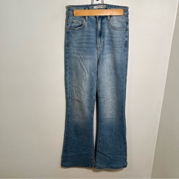 Hidden Los Angeles Flare Jeans Light Wash High Rise 24 - Picture 3 of 12
